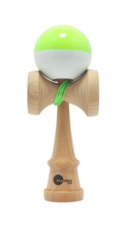 kendama_usa_half_split_nova_shape_green_white_face