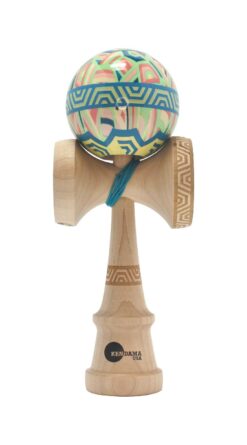 kendama_usa_kaizen_hex_nova_green_beige_face