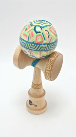 kendama_usa_kaizen_hex_nova_green_beige_tama