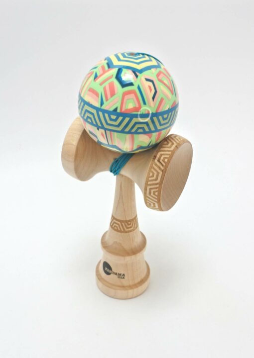 kendama_usa_kaizen_hex_nova_green_beige_tama