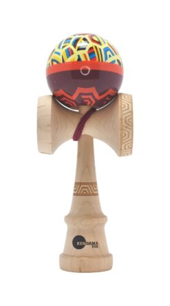 kendama_usa_kaizen_hex_nova_maroon_face