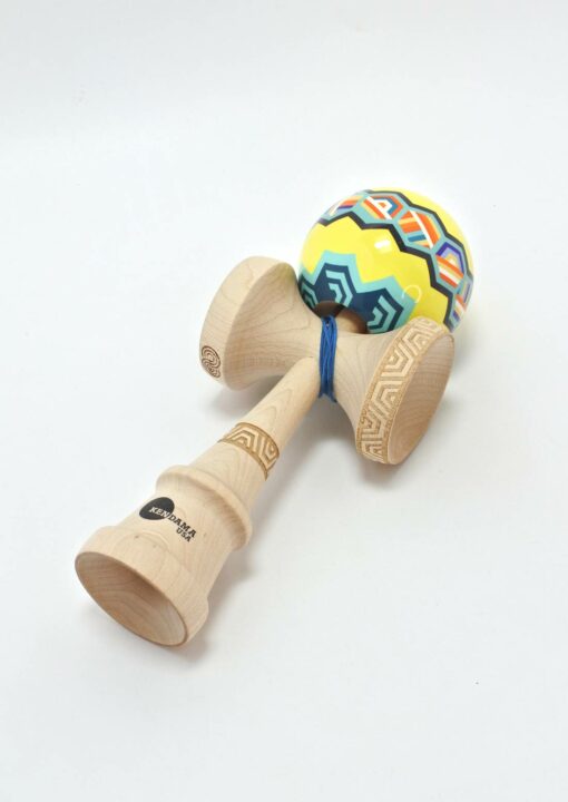 kendama_usa_kaizen_nova_hex_yellow_cup